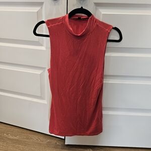 Women's Sleeveless Red Top